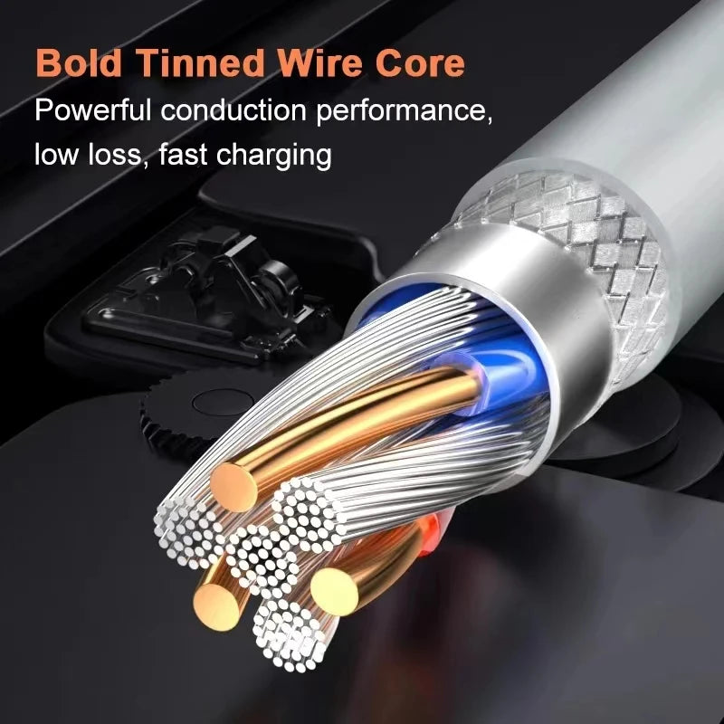 NNBILI 3-4Pcs 100W USB Type C To USB C Cable USB-C PD Fast Charging