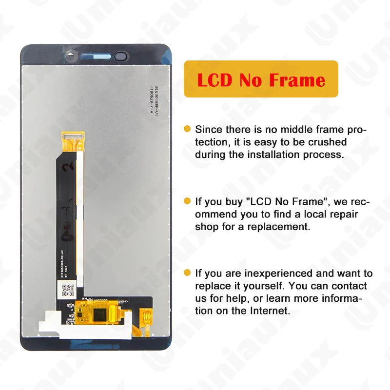 Original LCD For Nokia 6.1 N6.1 Lcd Display Touch Screen DIgitizer
