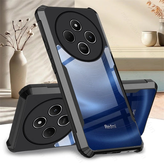 Clear Acrylic Armor Shockproof Coque For Xiaomi Redmi 14C 4G