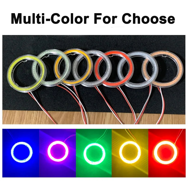 1PCS Automobile LED 60MM70MM80MM90MM100MM120MM LED Angel Eye Angel Eye