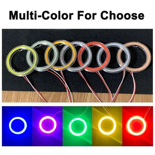 1PCS Automobile LED 60MM70MM80MM90MM100MM120MM LED Angel Eye Angel Eye