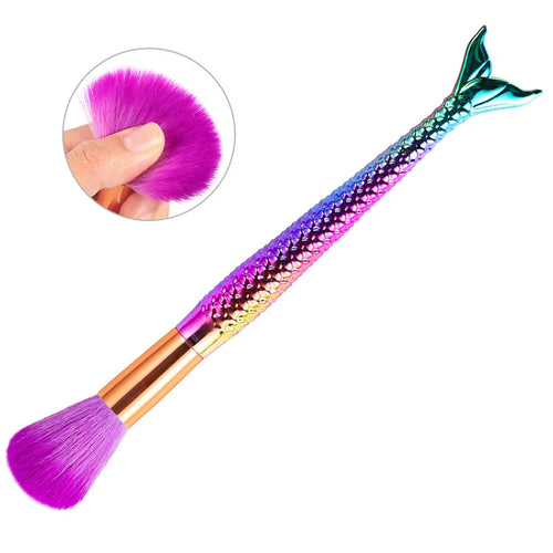 Nail Art Brush Remove Nail Dust Brush Acrylic UV Gel Polish Powder