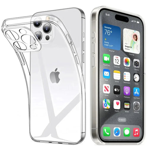 Ultra Thin Silicone Case For iPhone 15 14 13 12 Mini 11 Pro XS Max XR