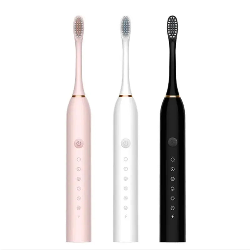 Electric Ultrasonic Toothbrush Six Speed Mode Home Soft Hair USB