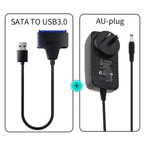 USB 3.0 to SATA/Type-C Adapter Sata Cable 2.5/3.5 Inch SSD HDD SATA