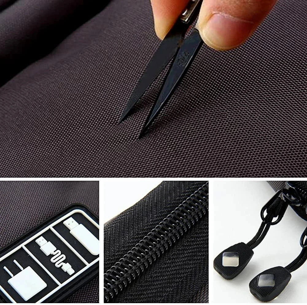 Cable Organizer Storage Bag System Kit Case USB Data Cable Earphone