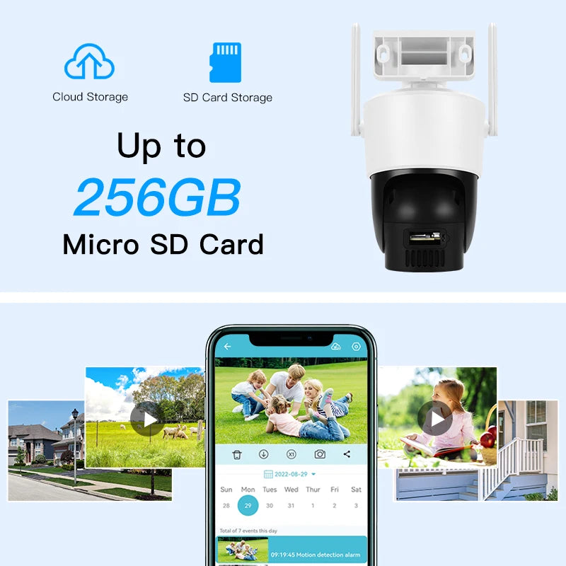 Vstarcam 4MP PTZ Wifi Camera with Dual Screen Outdoor Security