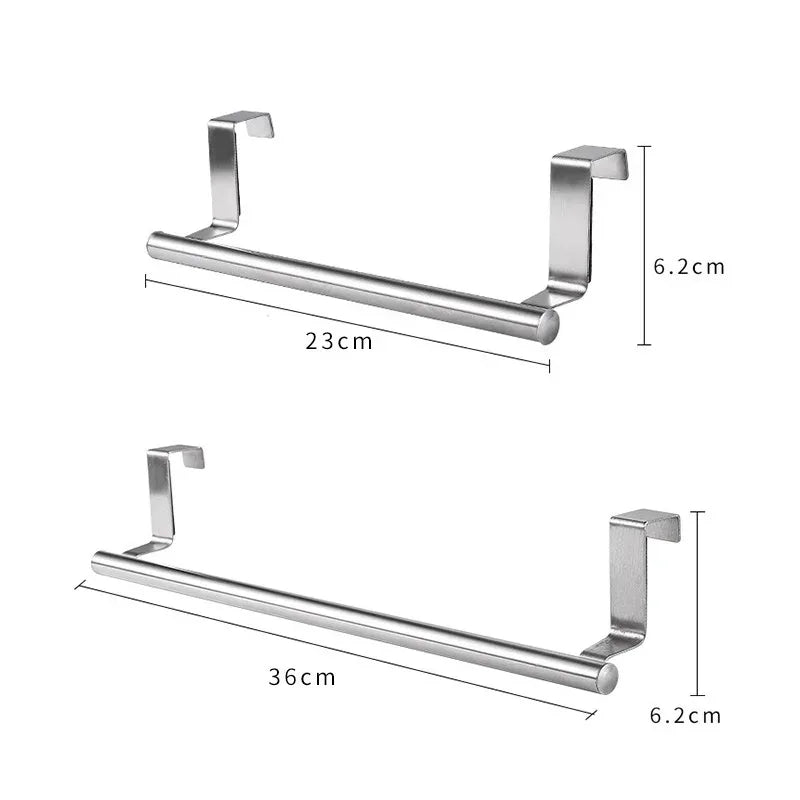3PCS Stainless Steel Towel Rack Bathroom Towel Holder Stand Kitchen