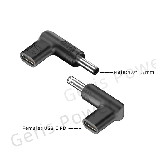PD 100W Type C to Universal Laptop Charger Converter for Asus Lenovo