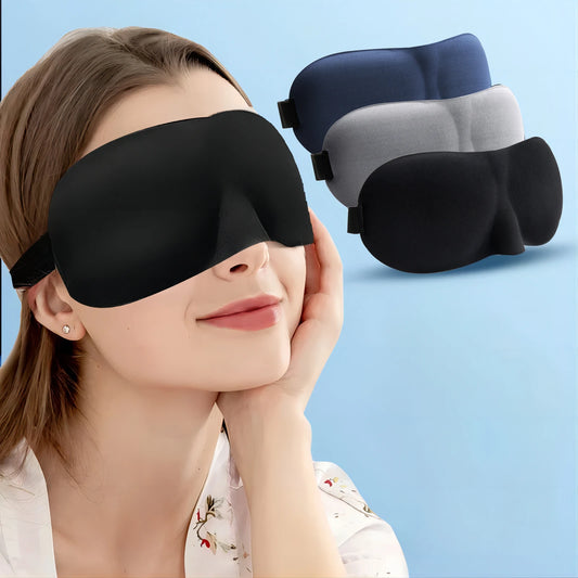 3D Sleep Mask Blindfold Sleeping Aid Soft Memory Foam Eye mask for