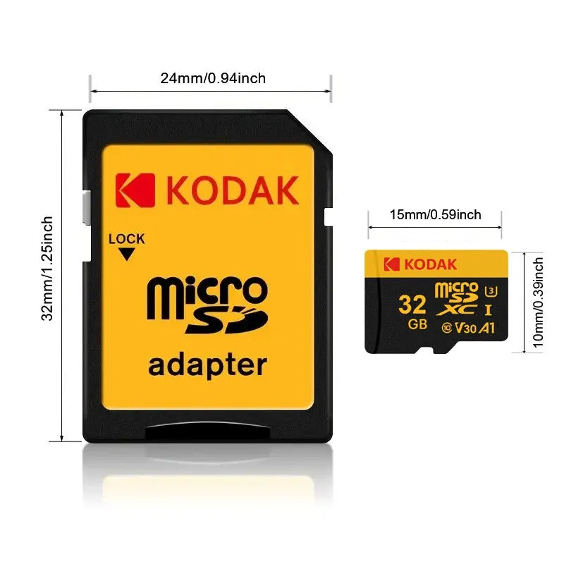 KODAK Memory Card Driving Recorder 32GB 64GB Micro SD Memory Card For