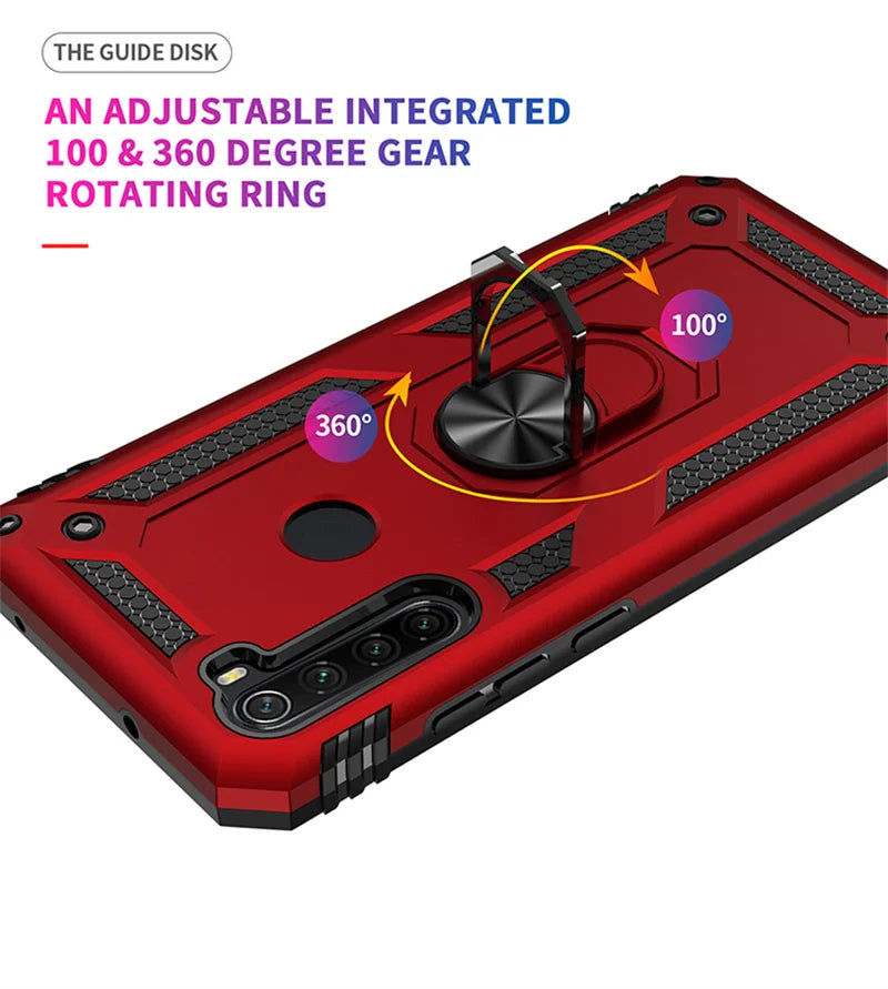 For Xiaomi Redmi Note 8T 7 8 Pro Case Luxury Armor Shockproof Phone