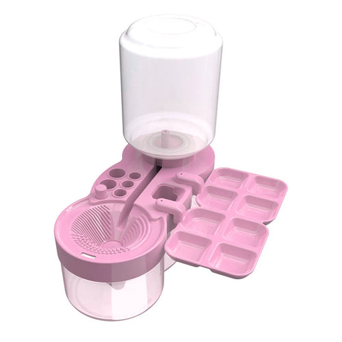 Paint Brush Washer with Drain Button Paint Brush Clean Device