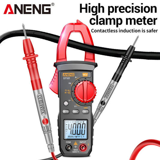ANENG ST181 Clamp Meter 4000 Counts Current Ammeter Tester Digital