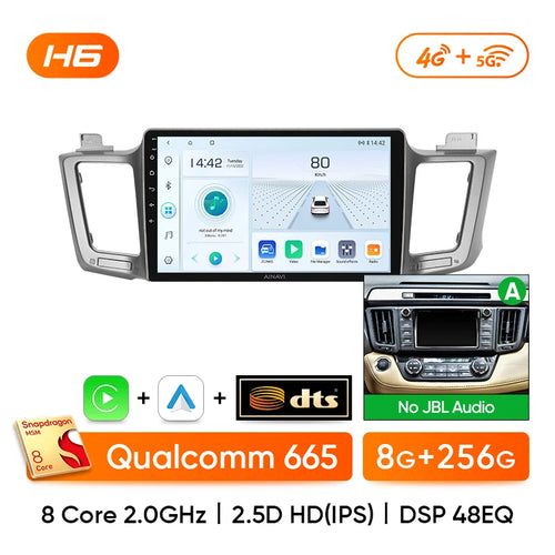 Ainavi Car radio For Toyota RAV4 RAV 4 XA40 2012-2019 Carplay Android