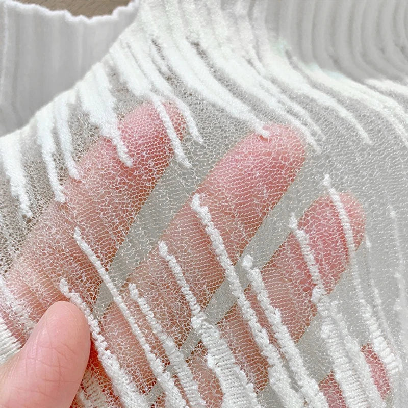 New Women's Summer Fashion Thin Knitted Undershirt Sleeveless Pullover