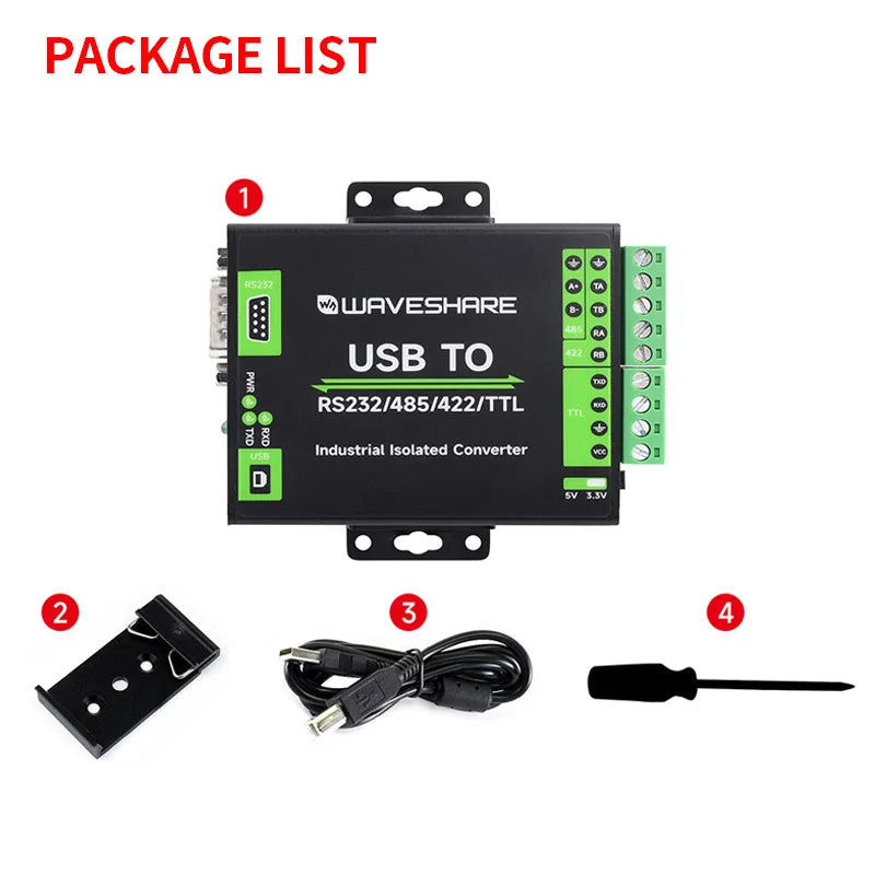 FT232RNL USB TO RS232/485/422/TTL Interface Converter Industrial