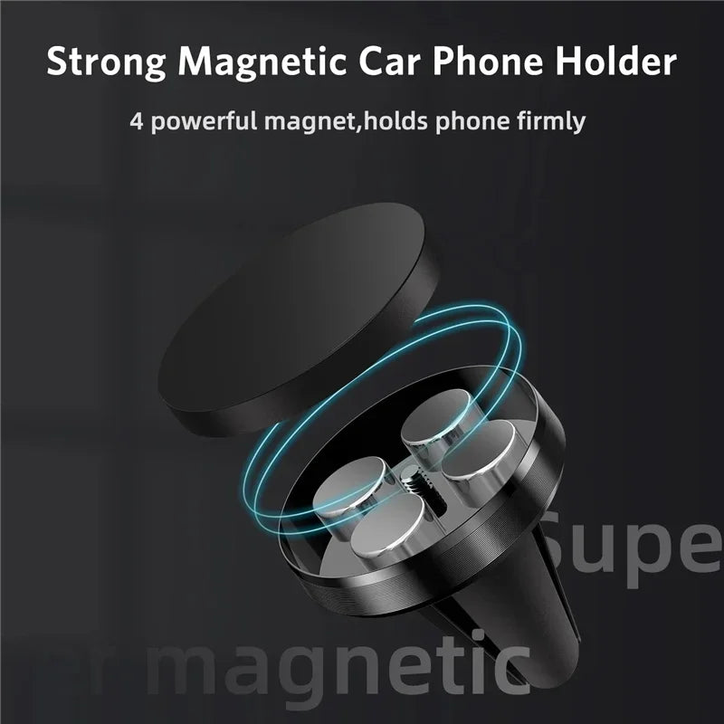 Magnetic Car Phone Holder Mount Air Vent Smartphone Mobile Stand