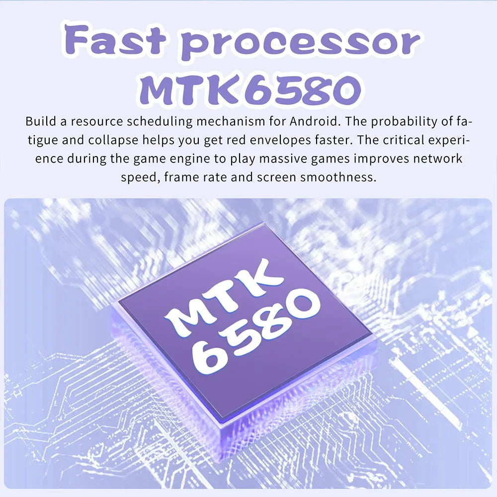 2024 New 7-inch WIFI Children's Tablet Four Core 4GB RAM 64GB ROM Game