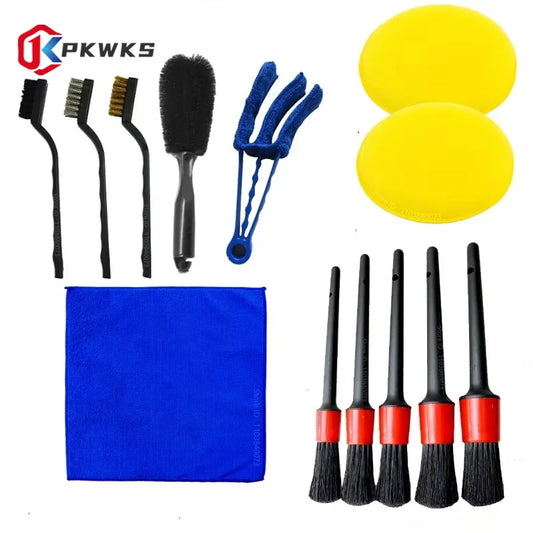 13Pcs Car Detailing Brush Set The Ultimate Auto Cleaning Kit for Vents