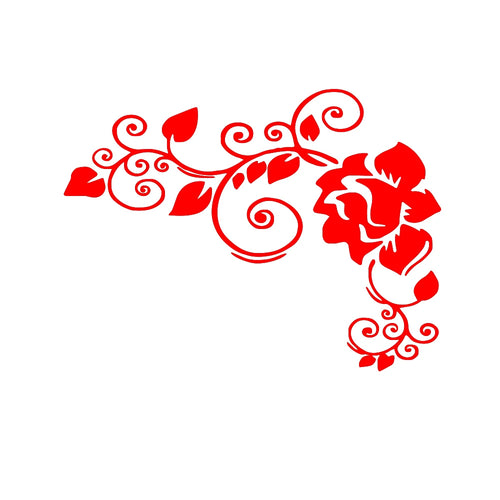 LYKX Art Design Flowers Car Stickers and Decals Aut Both Body Wrap