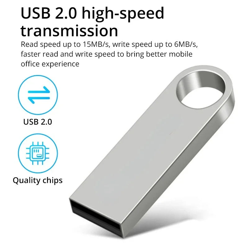 Pen Drive 32GB 64GB 128GB High Speed USB2.0 for PC Mobile Mini Pen