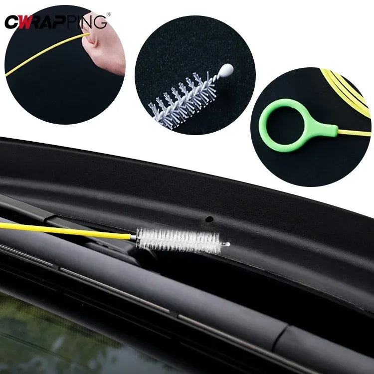 2.3m Car Sewer Unclogger Cleaning Brush Car Sunroof Long Hose Drain