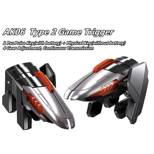 MEMO 6 Finger Mobile Phone ABS Game Trigger AK06 for PUBG Aim Shooting