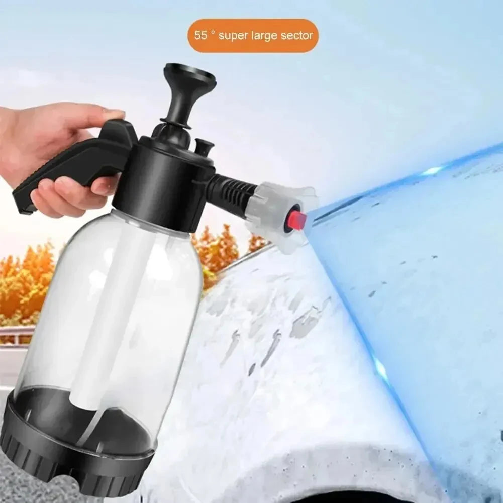 2L Foam Sprayer Car Wash Hand-held Foam Watering Can Air Pressure