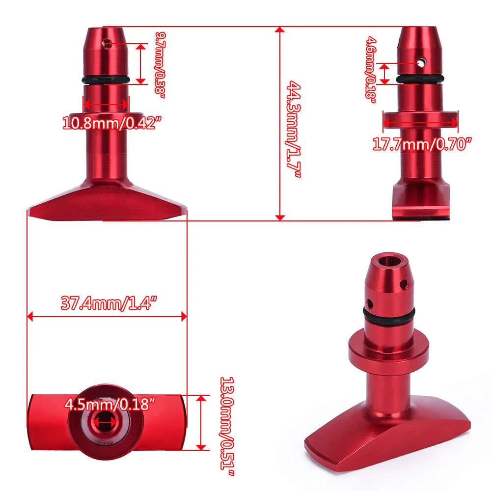 Universal Car Oil Dipstick Pull Handle Engine Oil Pullhandle Aluminum