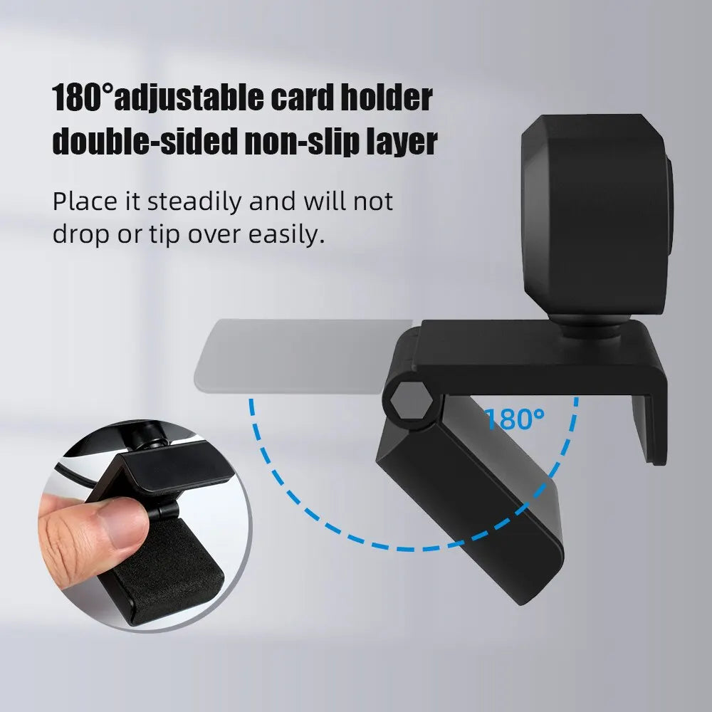 Full HD 1080p Webcam USB With Mic Mini Computer Camera,Flexible