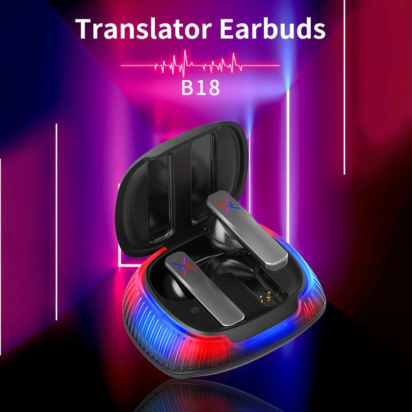 Portable Translation Headset 4 Translation Modes 144 Language