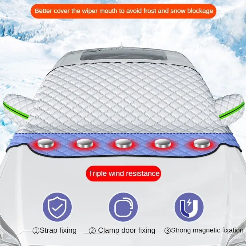 LEIBOO Sunshade Cover Car Windshield Snow Sun Shade Waterproof