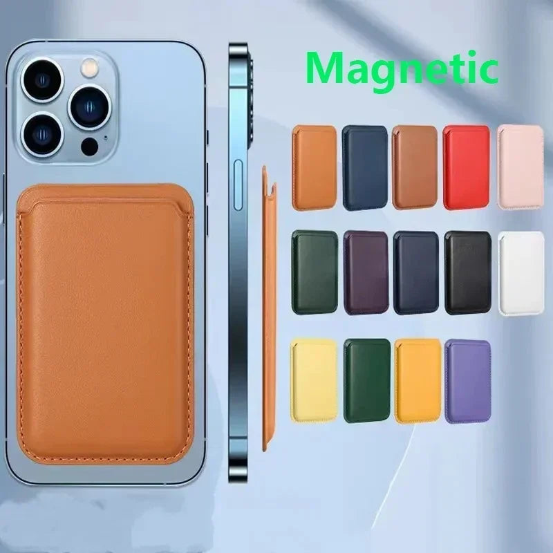 2024 Luxury For Magnetic Leather Wallet Case For iPhone 15 14 13 12 11