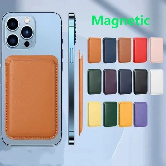2024 Luxury For Magnetic Leather Wallet Case For iPhone 15 14 13 12 11