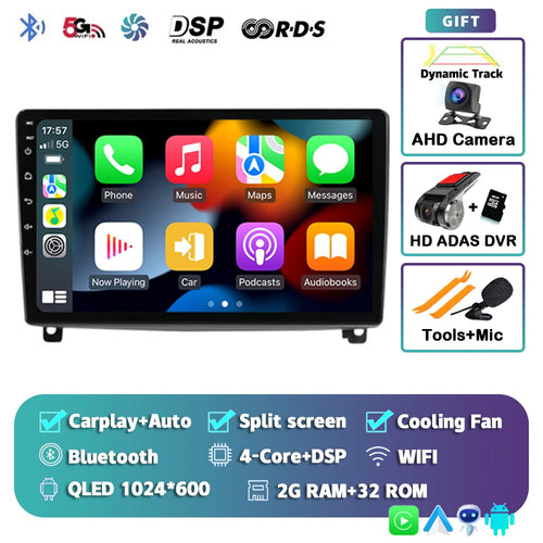Android 14 Carplay Car Radio Multimedia For Peugeot 407 CC 407CC SW