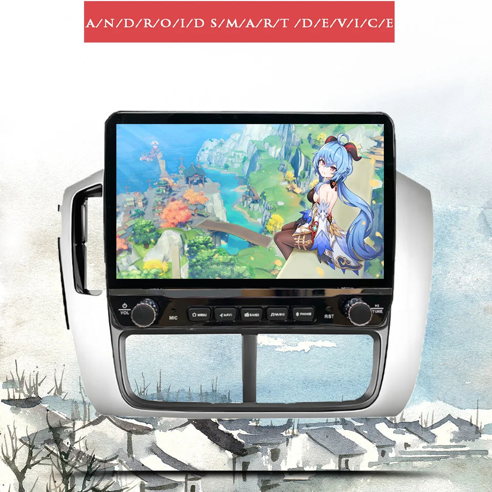 2Din Android 14 Autoradio Multimedia PC Tablet For Honda Pilot 2005 -