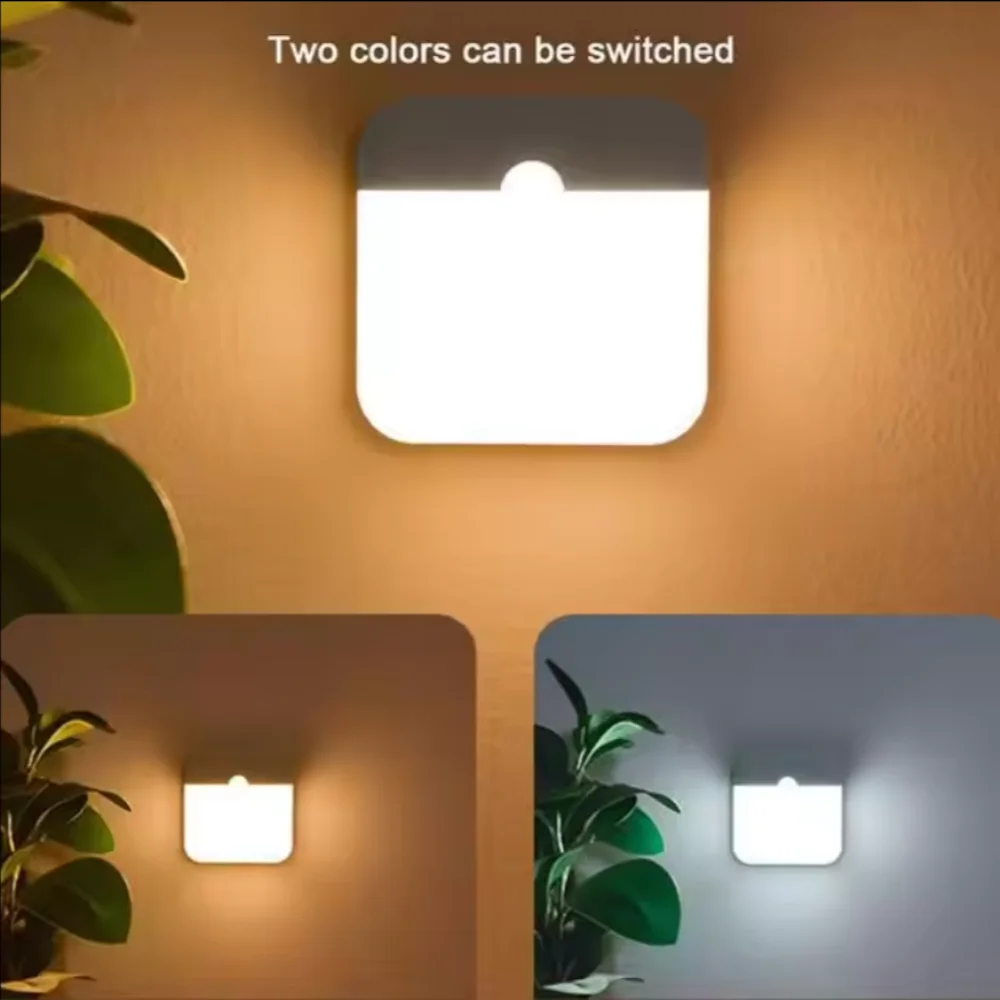 Rechargeable LED Night Light Motion Sensor Light USB Closet Light