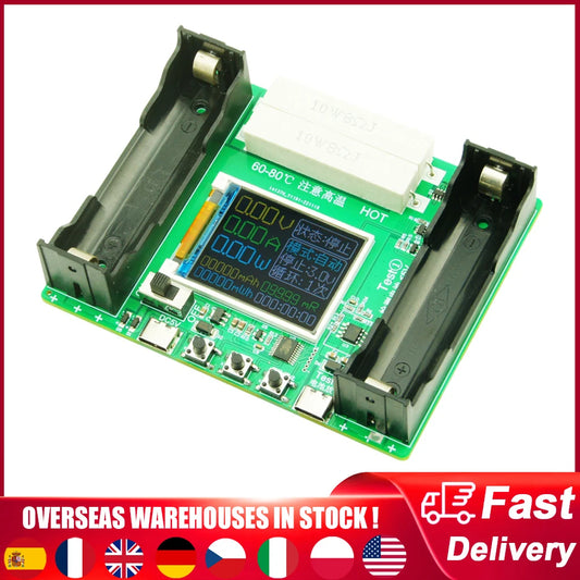 18650 Lithium Battery Capacity Tester MAh MWh Capacity Division