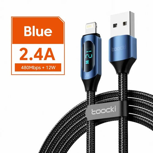 Toocki USB C Type C Cable For iPhone 14 13 12 11 Pro Max X Xr 8 7 Plus