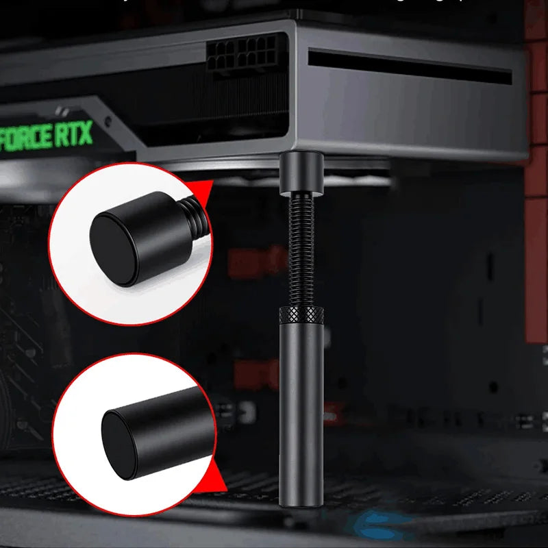 Computer Case Graphics Card Holder Aluminum Magnetic 3070 Video Card