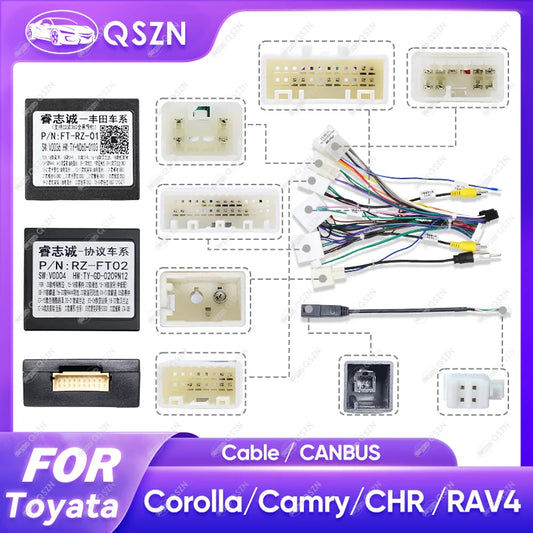 Canbus Box FT-RZ-01 FT-RZ-02  For Toyota Corolla/Camry/CHR /RAV4/ LAND