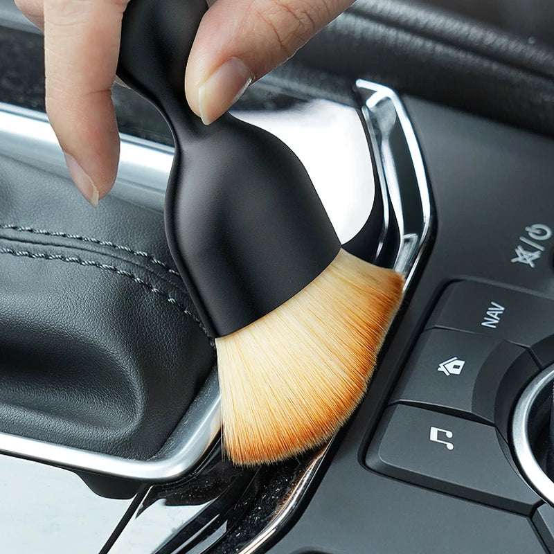Car Air Vent Cleaning Soft Brush with Casing Car Interior Cleaning