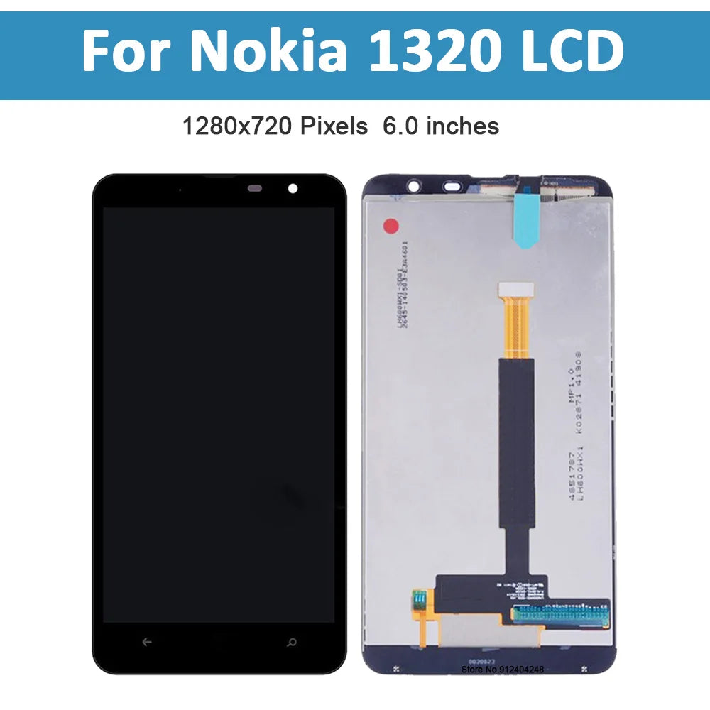 6.0" Original LCD For NOKIA Lumia 1320 LCD Display RM-994 RM-995