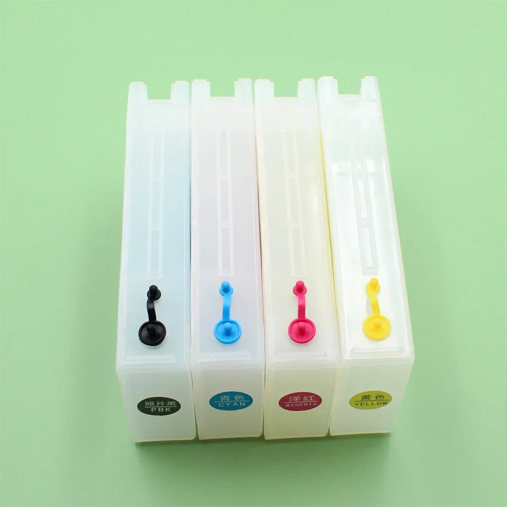1Set Refillable Ink Cartridge Tank No Chip T41W2 T41W3 T41W4 T41W5