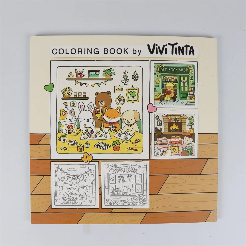 Coloring Book For Adults And Teens Halloween Theme Featuring Adorable