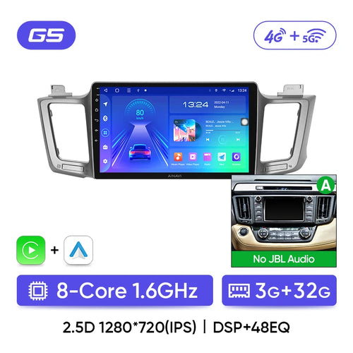 Ainavi Car radio For Toyota RAV4 RAV 4 XA40 2012-2019 Carplay Android