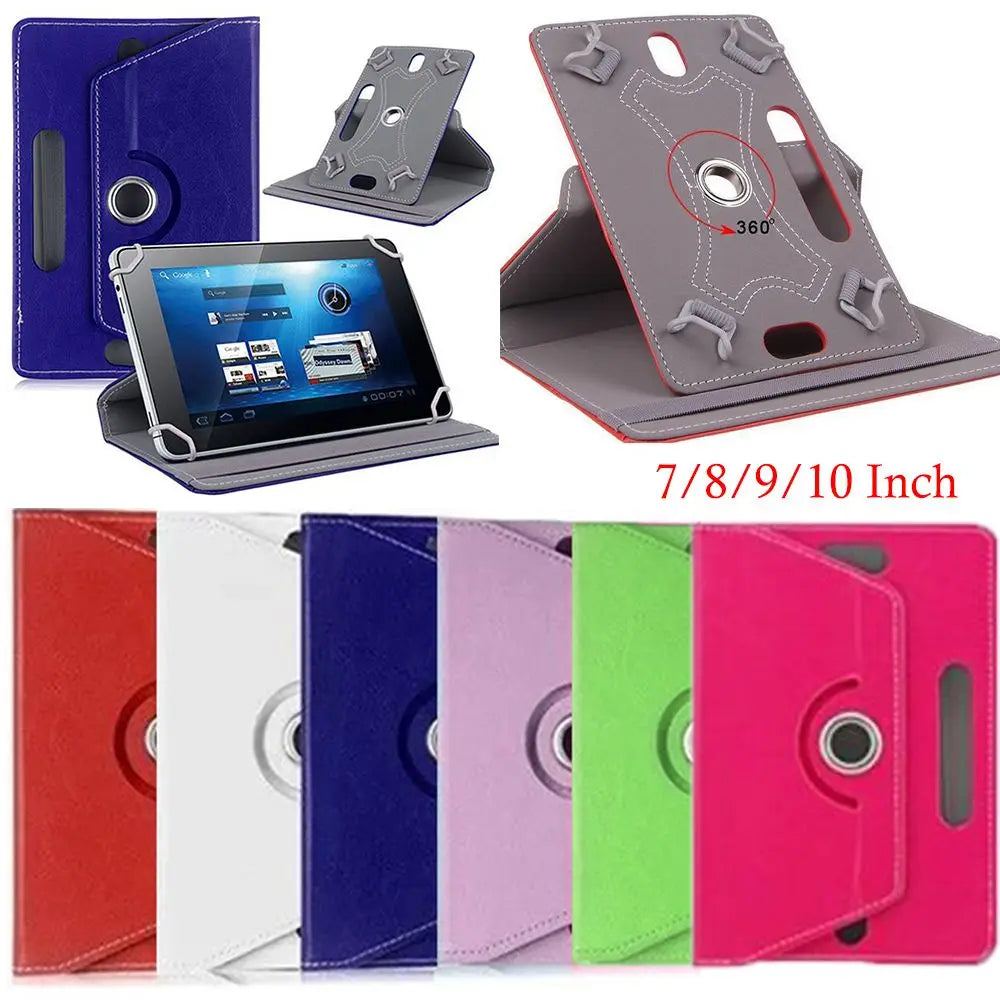 Pattern Hard Protective Shell Tablet Case Universal Cover PU Leather