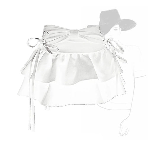 Mini Denim Skirts Women Hot Girls Sweet Kawaii Bow Vintage Y2k Clothes