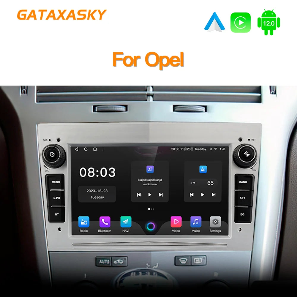 GATAXASKY 7"Car Android Radio Multimedia For Opel Vauxhall Astra H G J